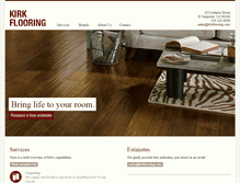 Tablet Screenshot of kirkflooring.com